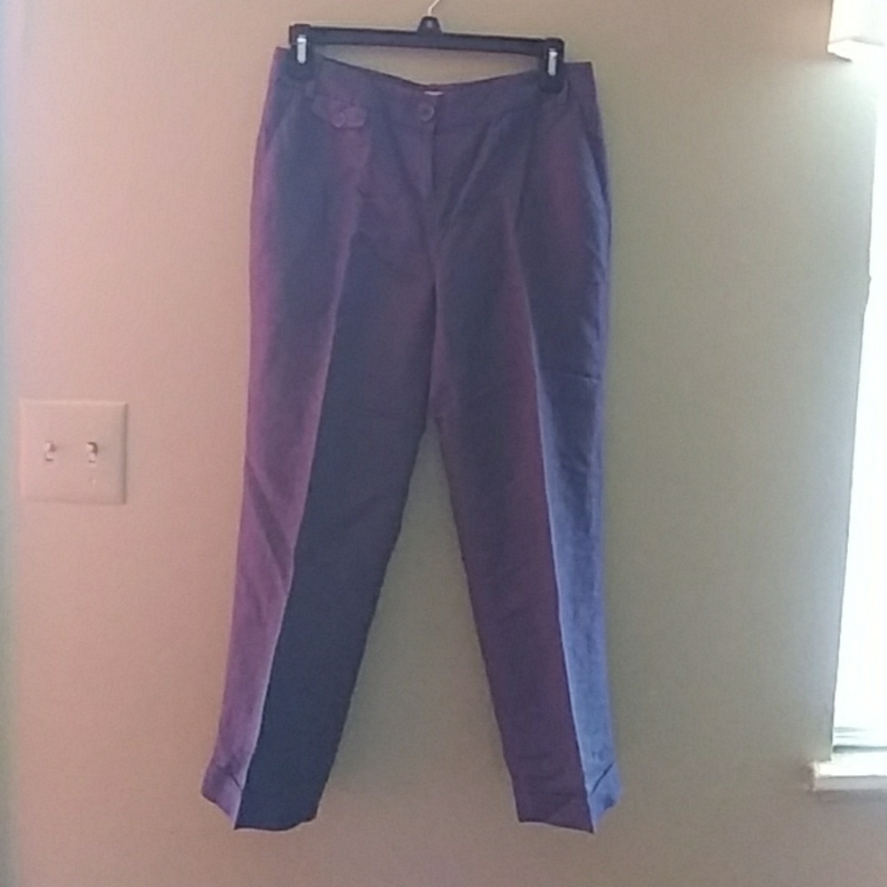 Cornflower blue,  linen pants by LOFT